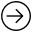icona freccia destra con cerchio
